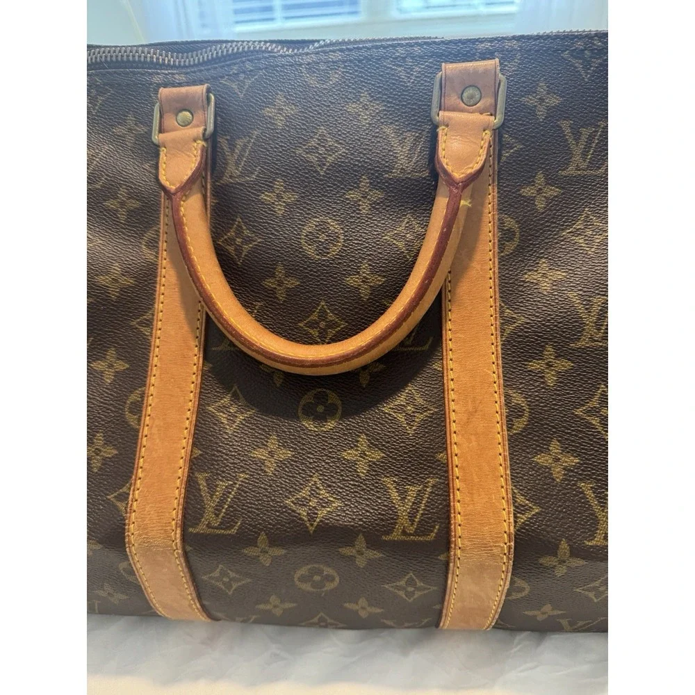 Louis Vuitton Keepall 50 Monogram Canvas Duffel Bag